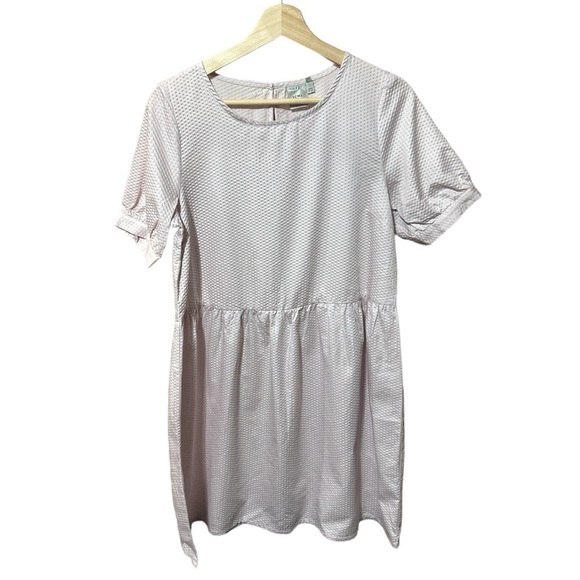 EUC - Anthropologie ICHI - pale pink baby doll dress - size Small - Picture 6 of 8